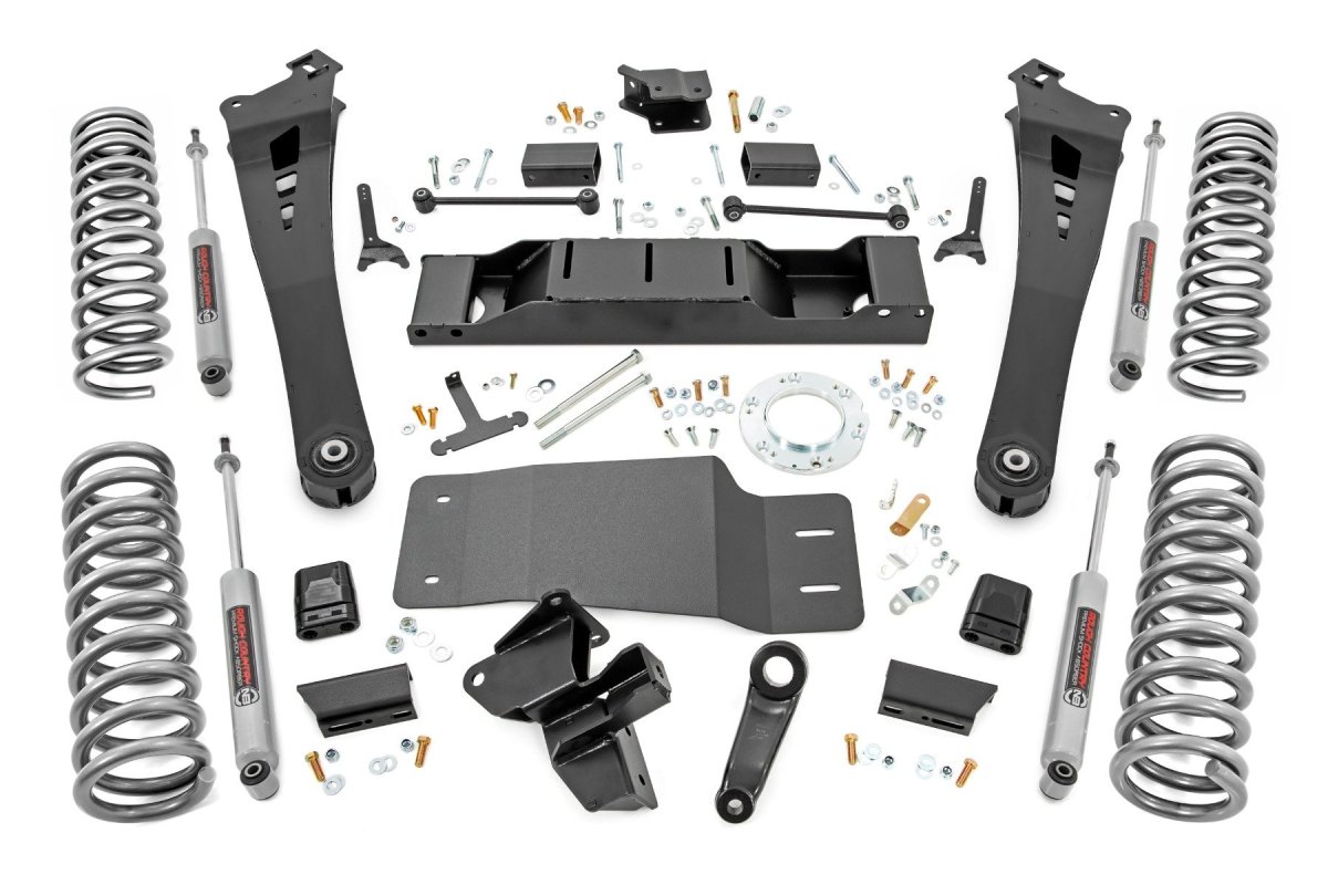 Ram 2500 Suspension Lift Kit - Rough Country - 5 Inch, Dual Rate Coils, Non-AISIN - '19-'24
